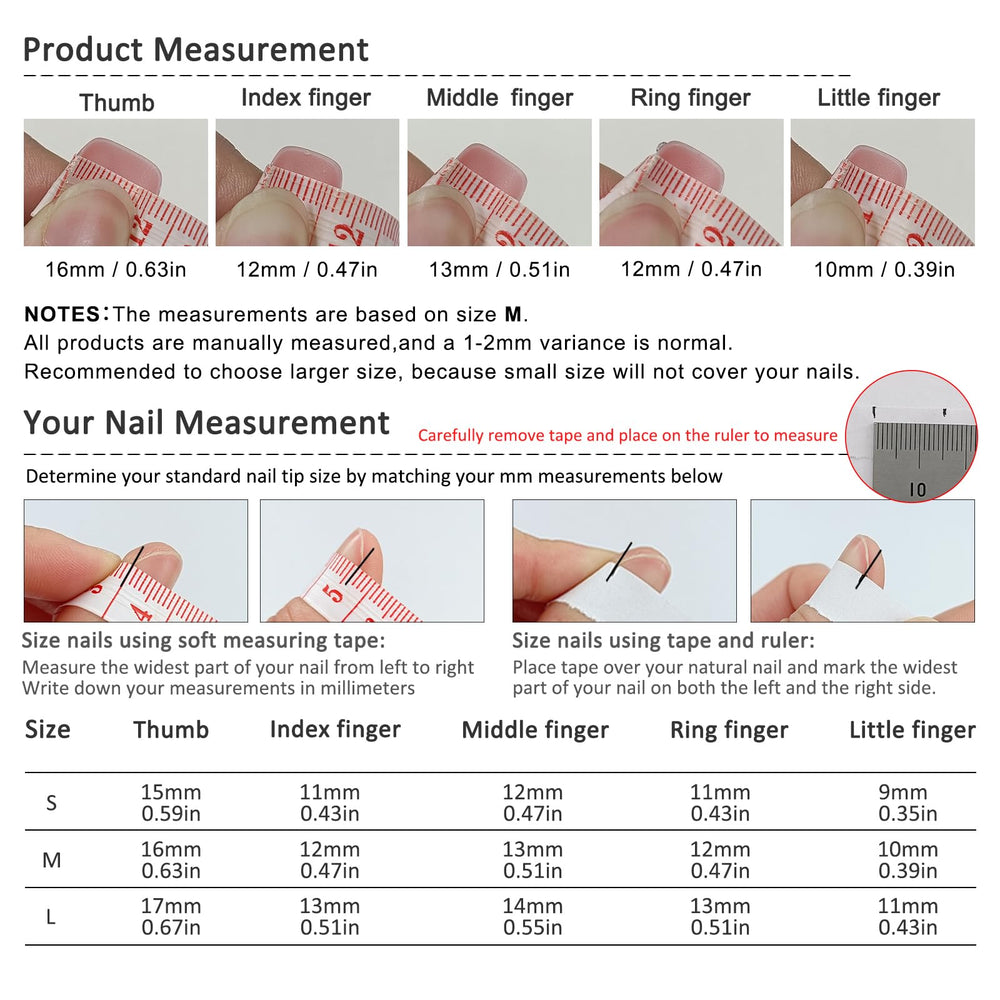 TENPAL nail kit contents include adhesive, file, and prep pads for easy application