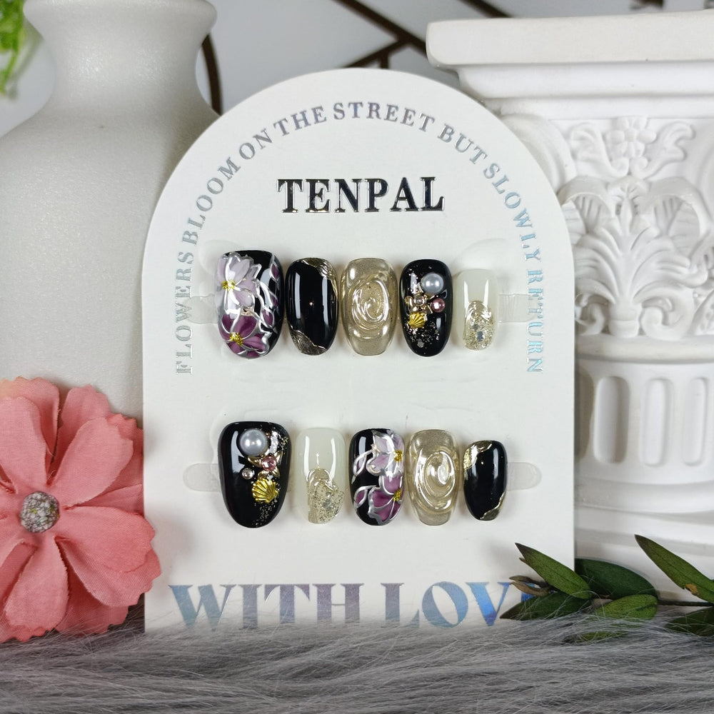 TENPAL wedding-glam nails create a graceful, statement look for special occasions.