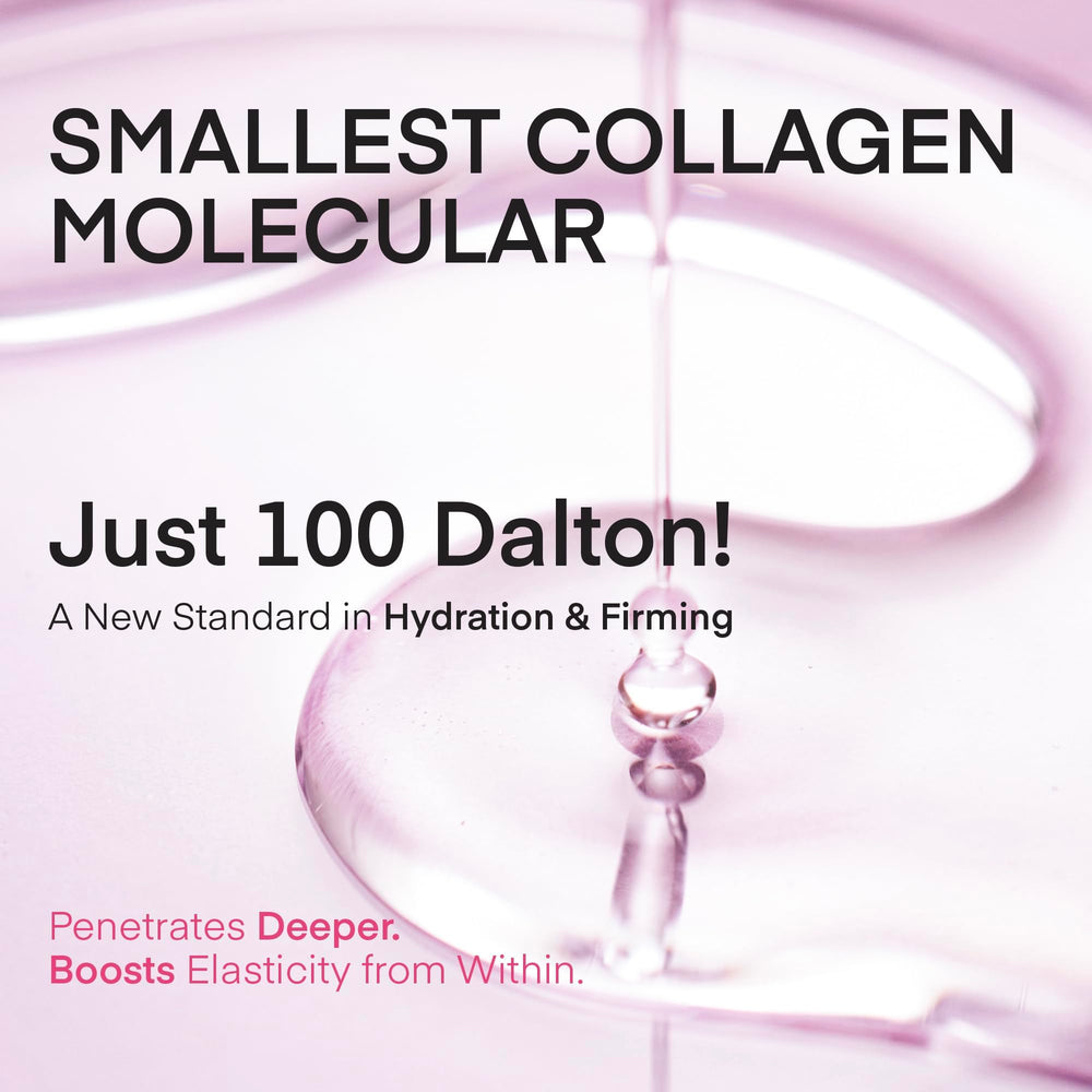 Close-up of 100Da collagen detail indicates deep penetration