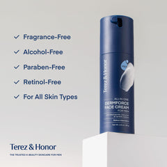 TEREZ & HONOR branding label close-up communicates trusted Korean skincare
