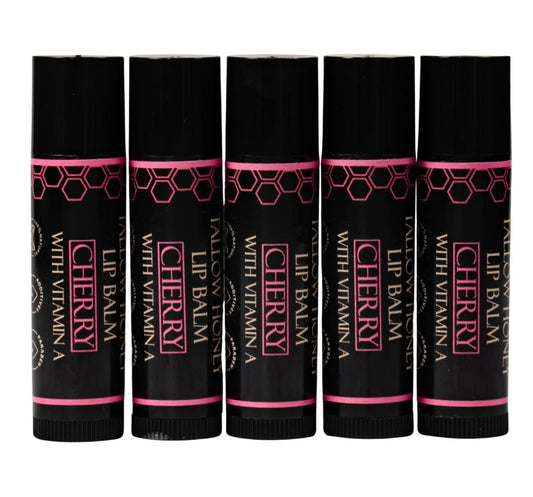 Terra Lotus Organic Tallow Lip Balm tube shown for on-the-go hydration