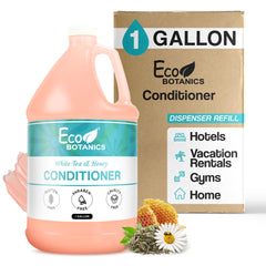 Terra Pure Eco Botanics conditioner gallon bottle for luxurious guest bathrooms.