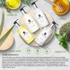 Terra Pure Ecobox Body Lotion bottle in upscale bathroom