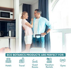 Terra Pure conditioner honey and white tea suggests premium guest care and fragrance.