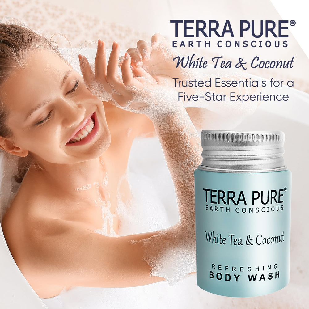 Terra Pure natural ingredients label emphasizes cruelty-free testing