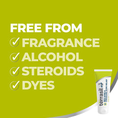 Terrasil Peppermint Oil visual conveys cooling sensation and soothing relief