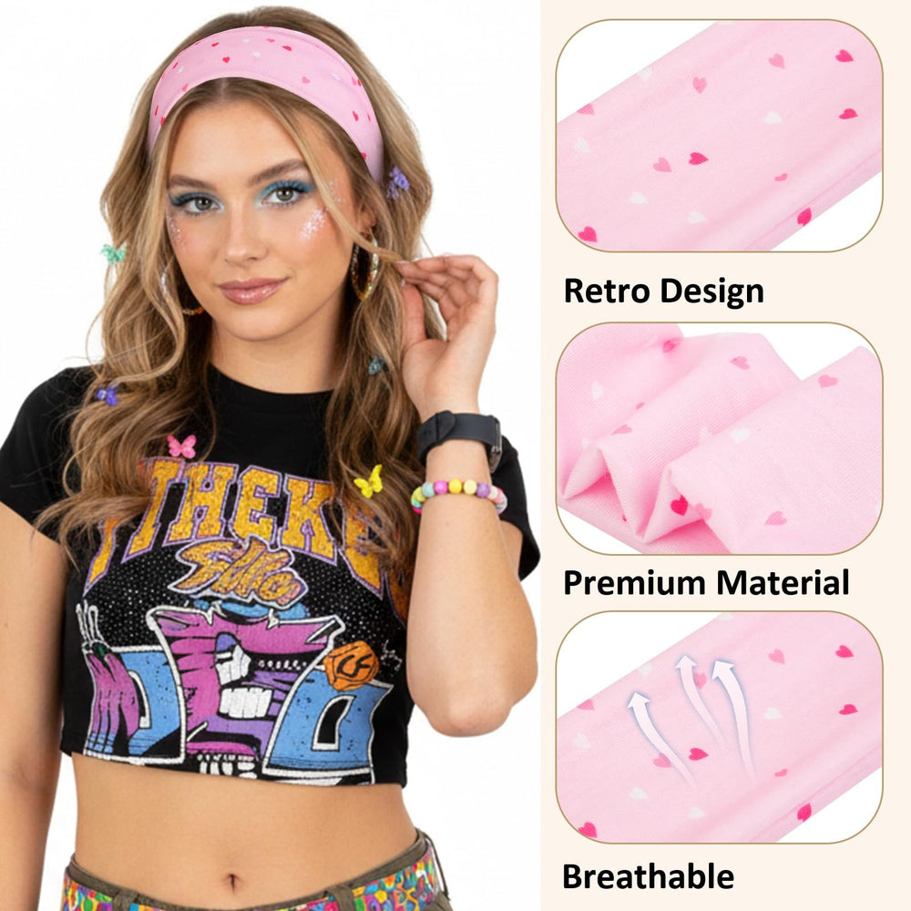 TERSE headbands stretchy non-slip design stays put during activities