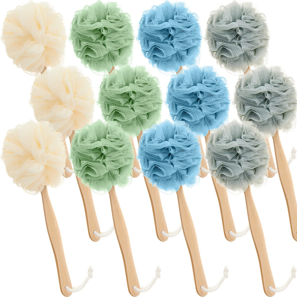 Tessco for you loofah on a stick back scrubber reaches hard-to-reach areas