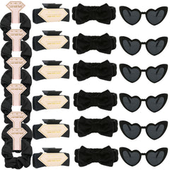 Tethzeng bridesmaid scrunchies pack: soft, stretchable hair accessories for cohesive party looks