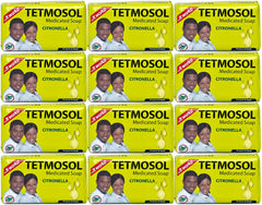 Tetmosol soap 85g pack12 - compact cleansing bar for daily hand and body care