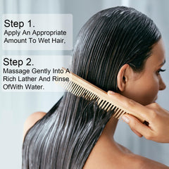 Tgideas Biotin hair-strands closeup showing improved fullness.