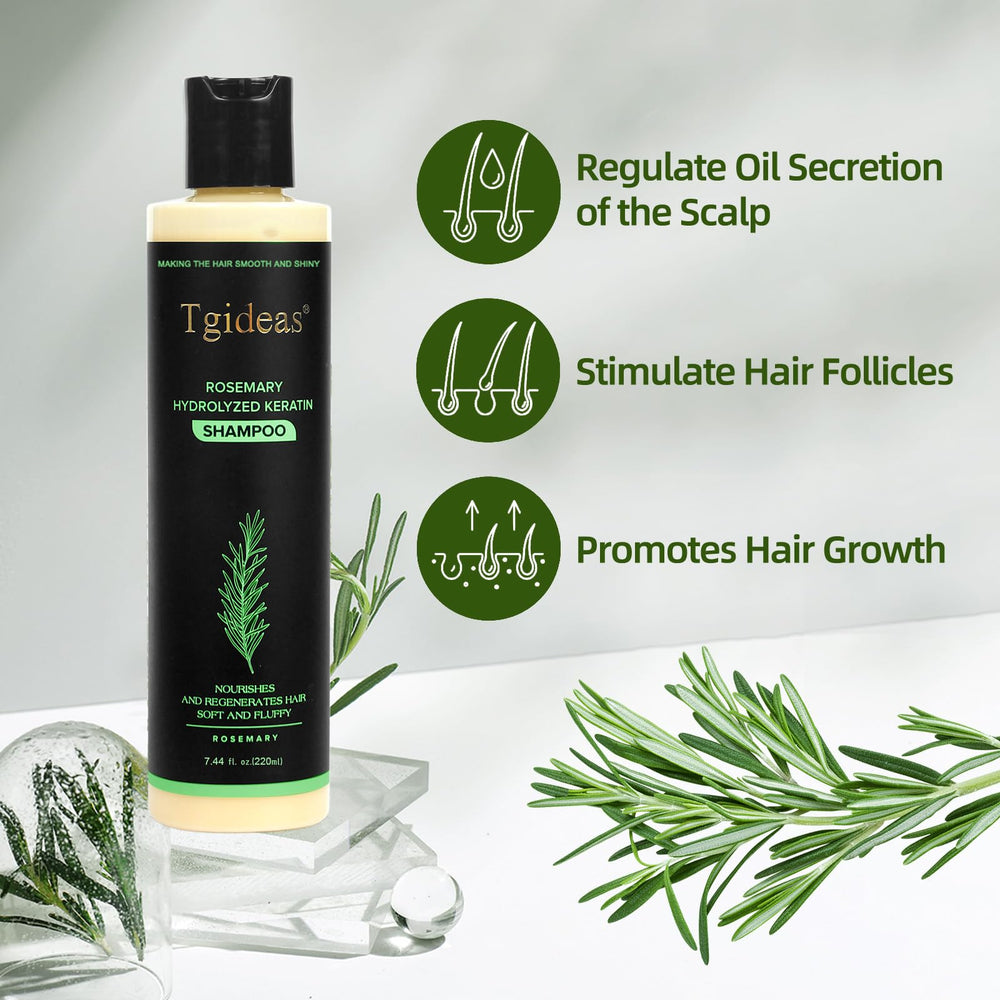 Tgideas rosemary shampoo lather forming rich foam during wash