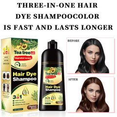 TGTXDEA lathering on dry hair to begin instant color.