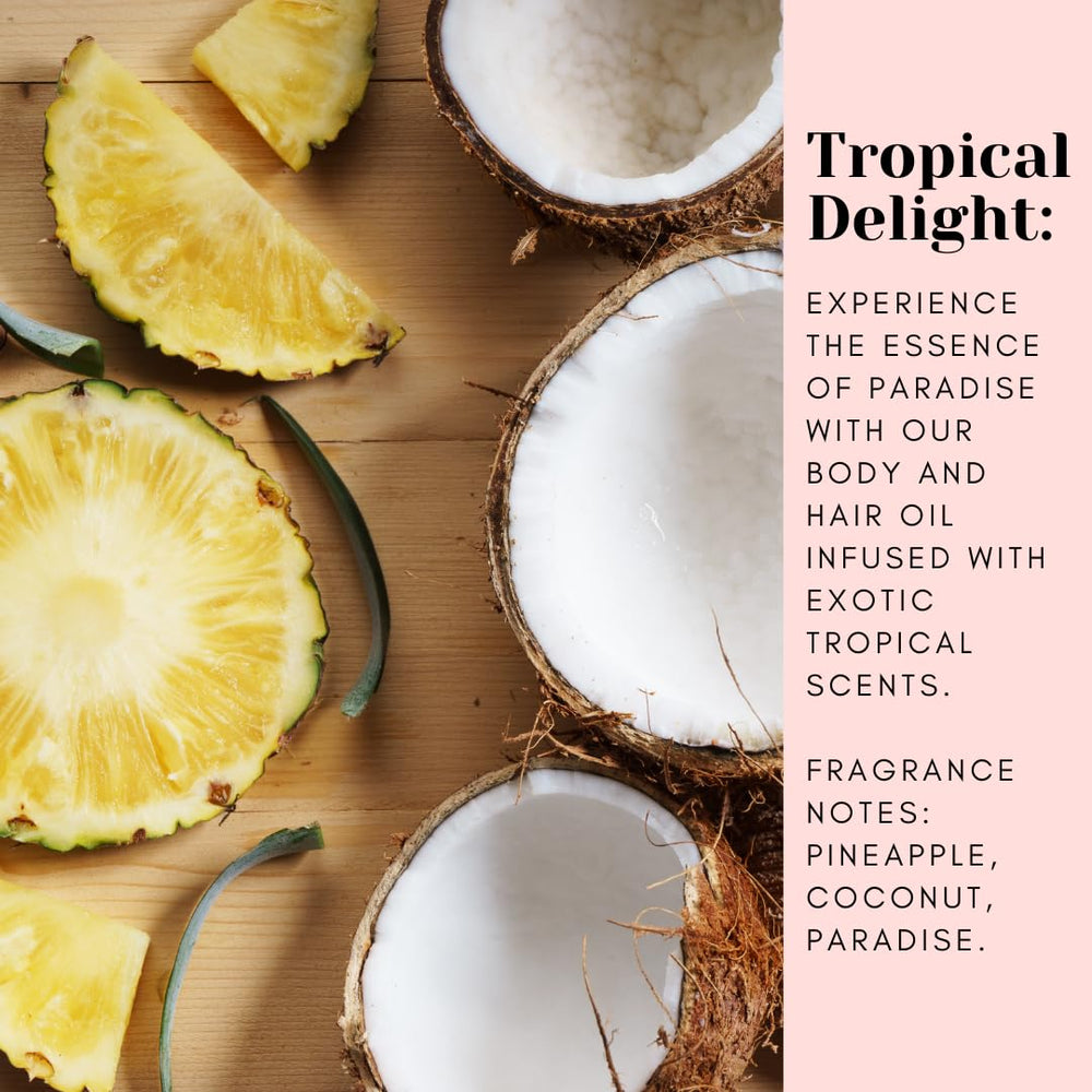 That's That Magic fragrance notes pineapple coconut highlight a refreshing aroma and mood lift.