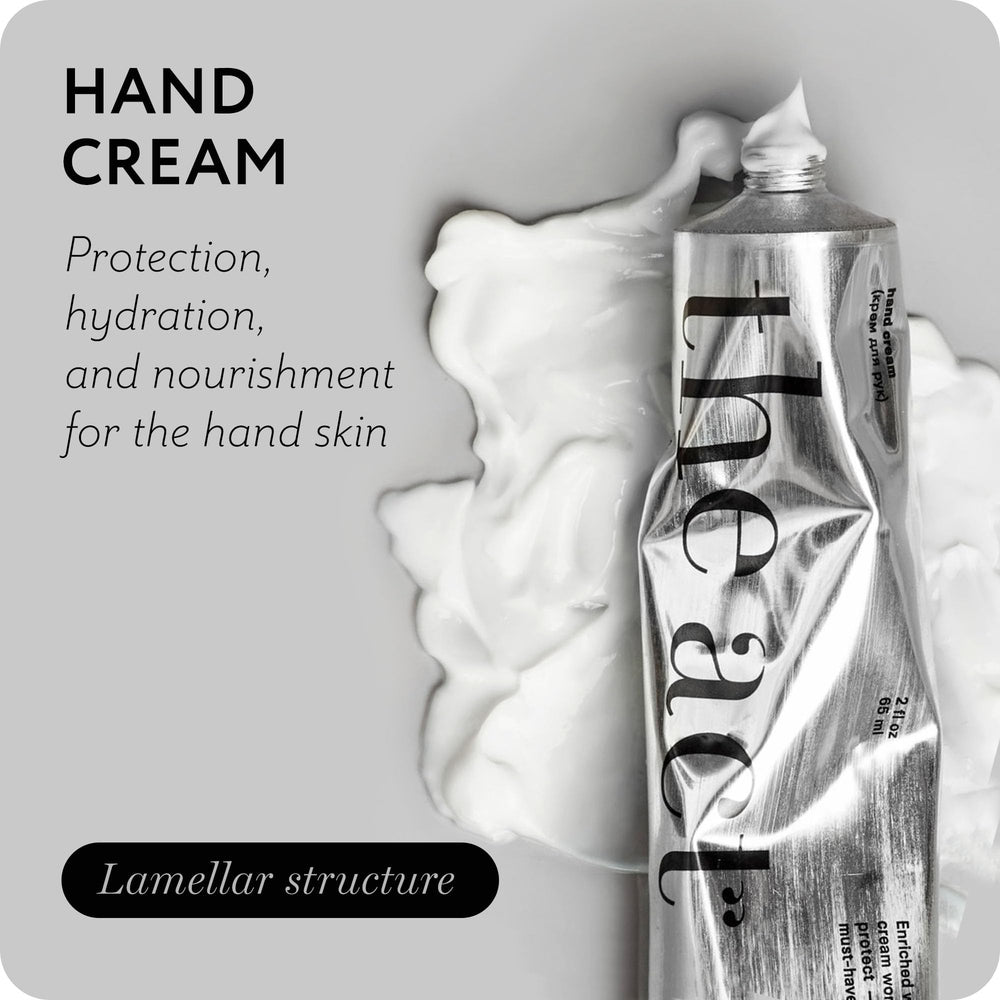 The Act hand cream jar closeup highlighting nourishing formula for dry skin relief.
