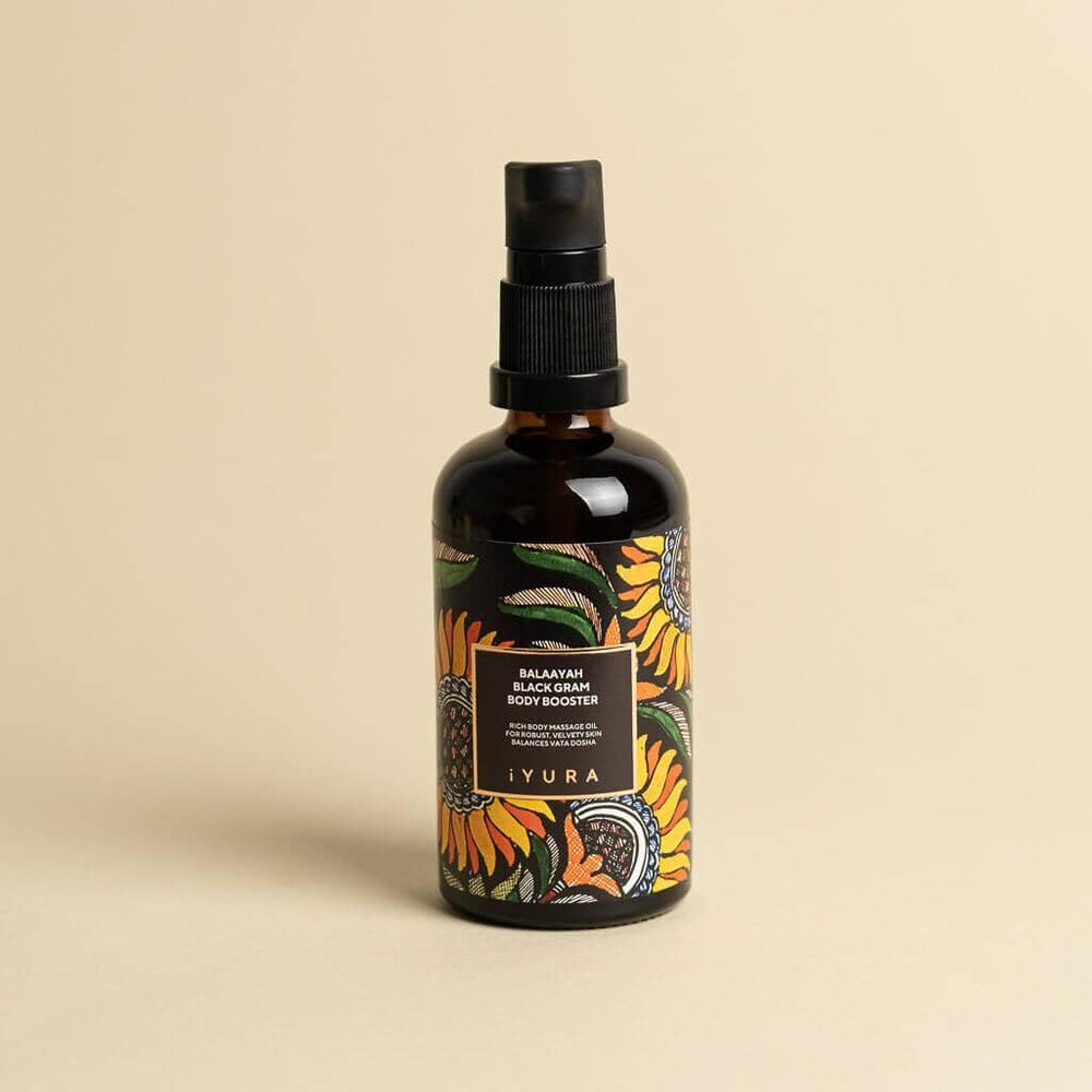Inner thigh area with Balaayah booster indicating targeted firming