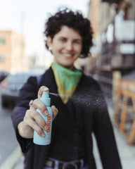The Barb Shop Sea Salt Spray defining natural waves with minimal product