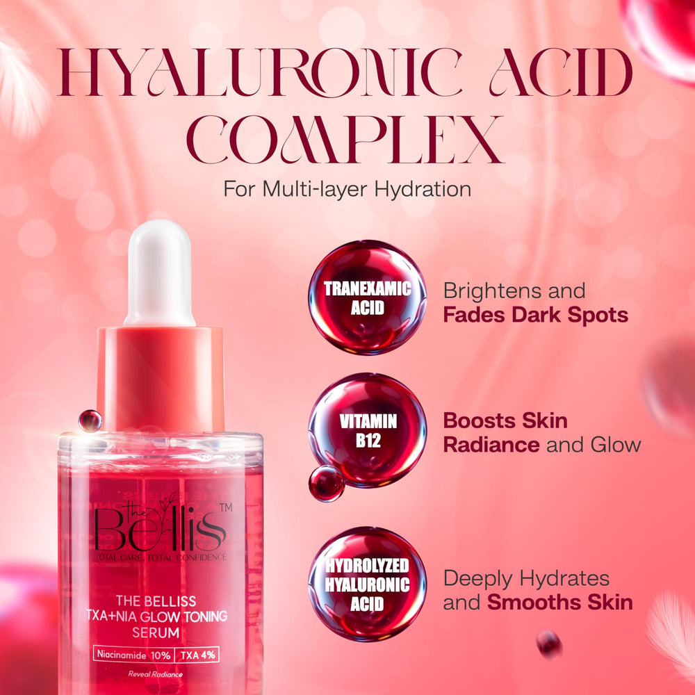 The Belliss serum dropper close-up highlighting precise application for gentle brightening.