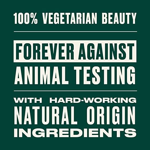 Packaging of The Body Shop Tea Tree Skin Clearing Facial Wash highlighting vegan, fair-trade ingredients.