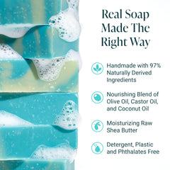 The Bubble Factory palm oil free soap highlights a sustainable, skin-friendly choice.