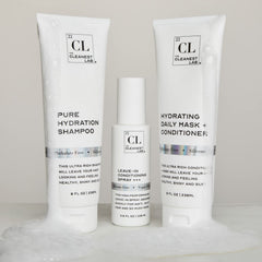The Cleanest Lab keratin focus highlights stronger strands and resilience.