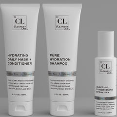 The Cleanest Lab packaging image showcases premium hair care ritual.