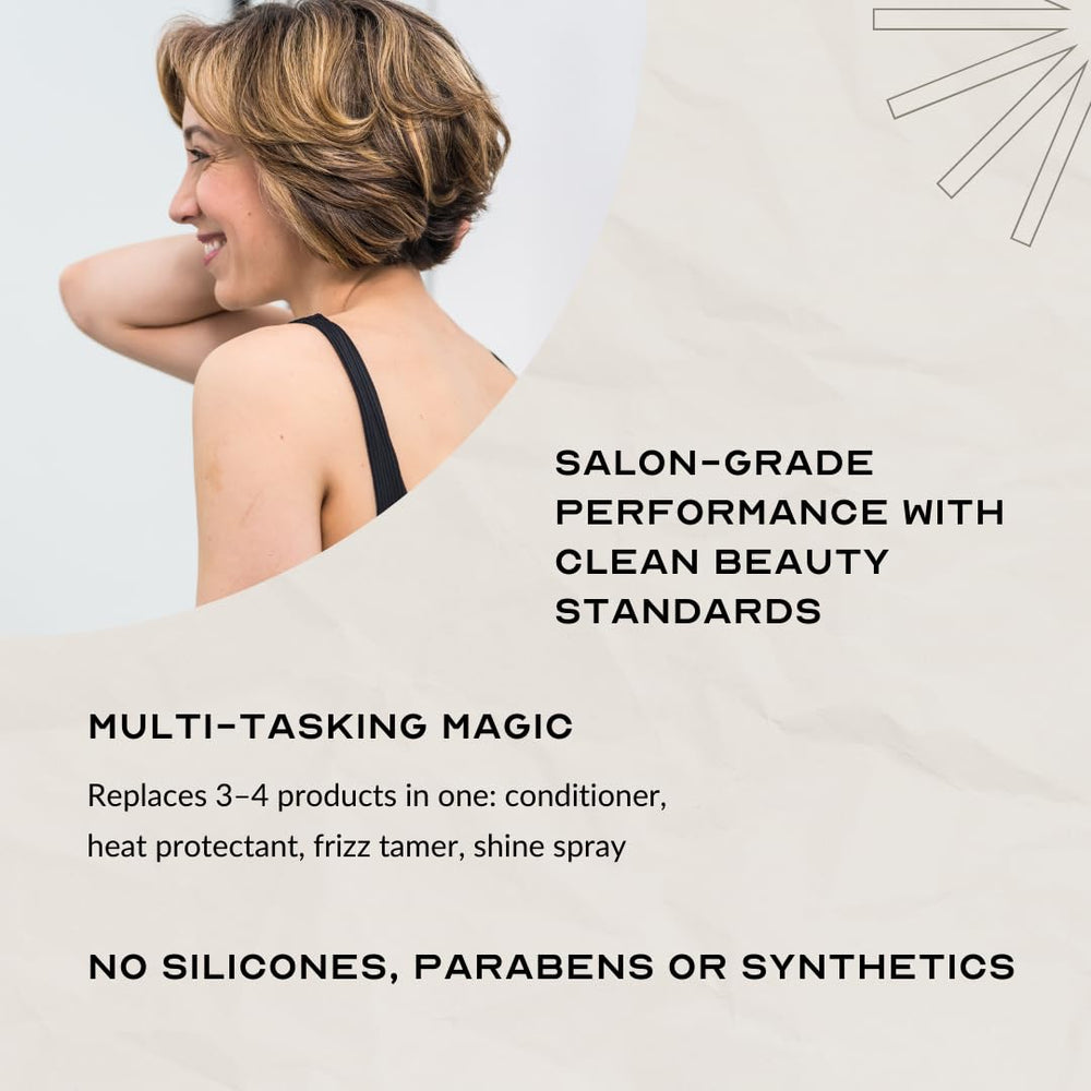 The Cleanest Lab leave-in conditioner mist lightweight hydration without buildup.