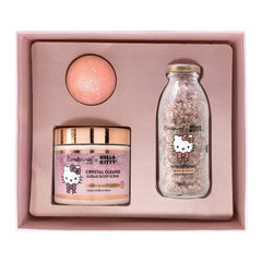 The Crème Shop Coco Rose bath crystals provide a calming, spa-like soak.