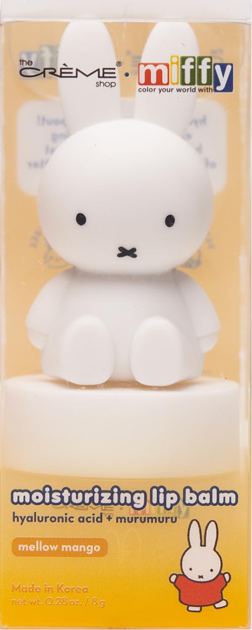 The Crème Shop Miffy lip balm packaging display highlighting collectible design