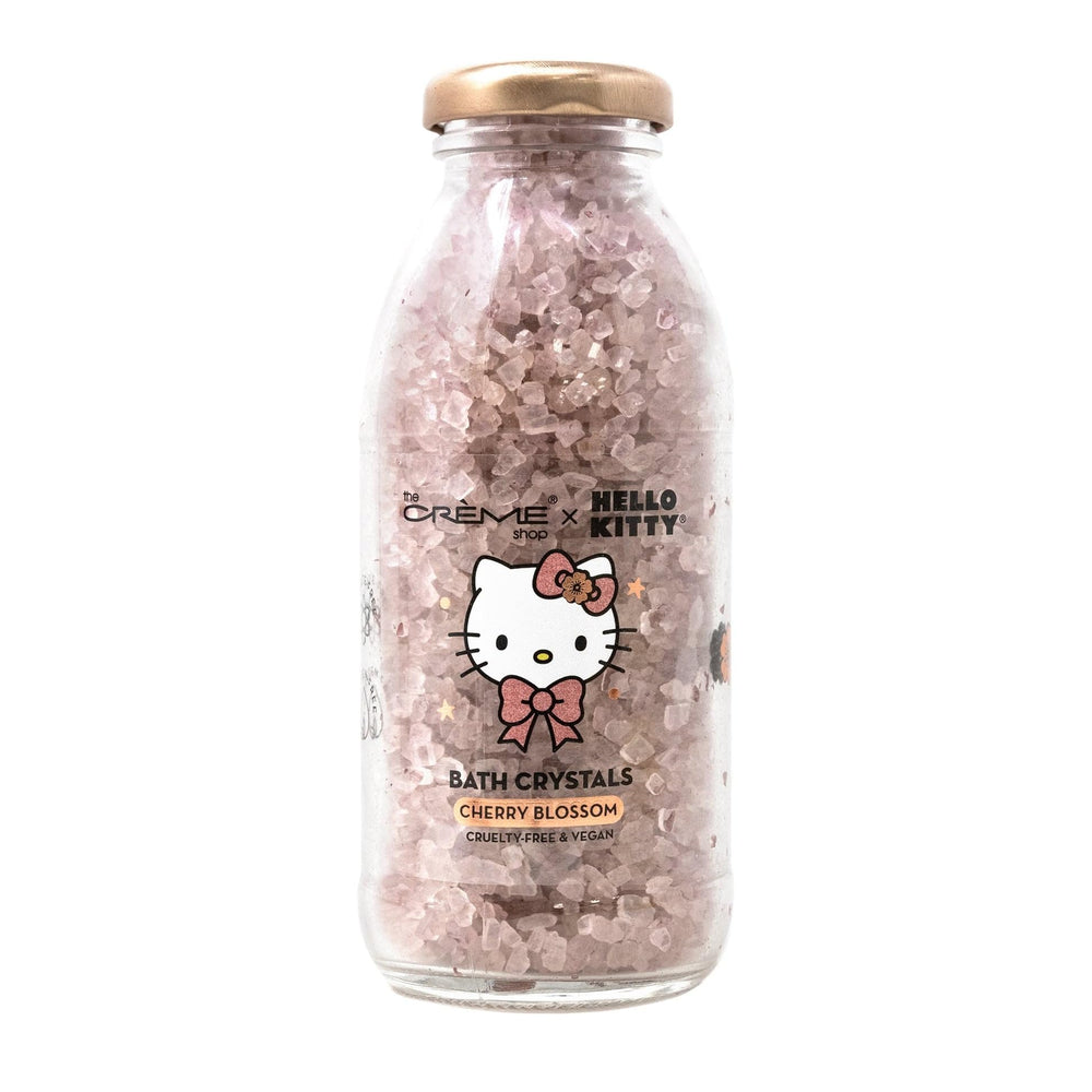 The Crème Shop smoothing sugar body scrub softens and exfoliates the skin.