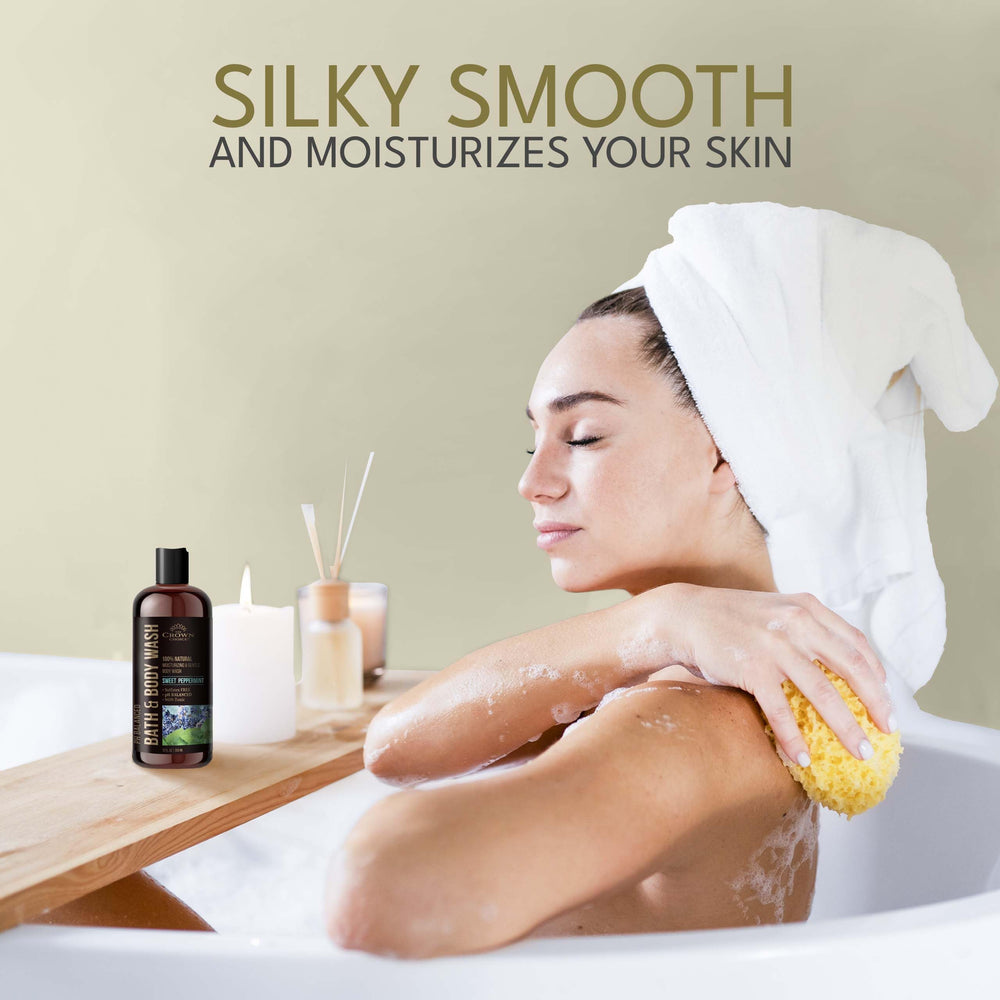The Crown Choice bottle showing a rich, gentle, sulfate-free cleansing.</p>