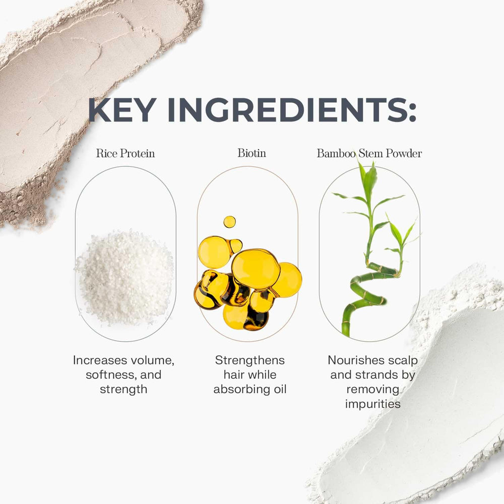 The Earthling Co. dry shampoo light hair texture-boost creates volumized, lighter-feeling strands