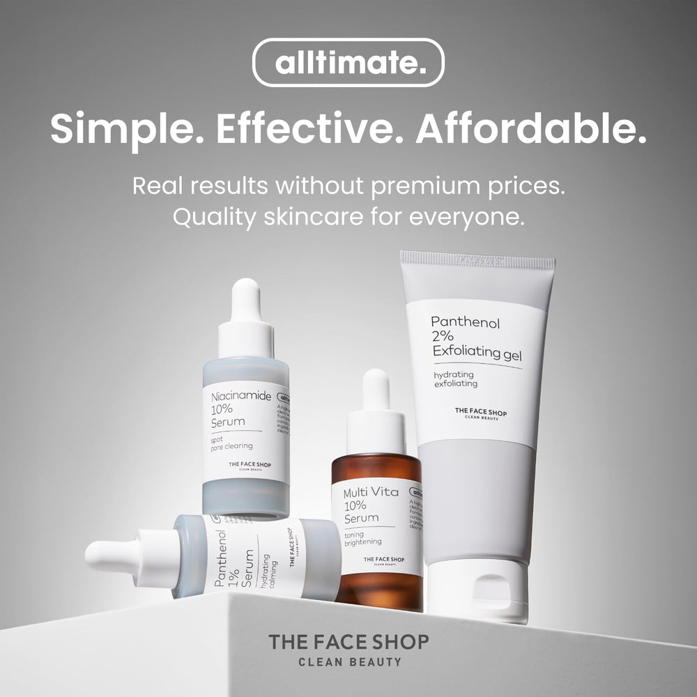 The Face Shop Alltimate Niacinamide 10percent Serum with oil-control benefits in action.