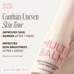 The Face Shop Brightening Care Multi Balm texture close-up showing creamy oil-rich formula.