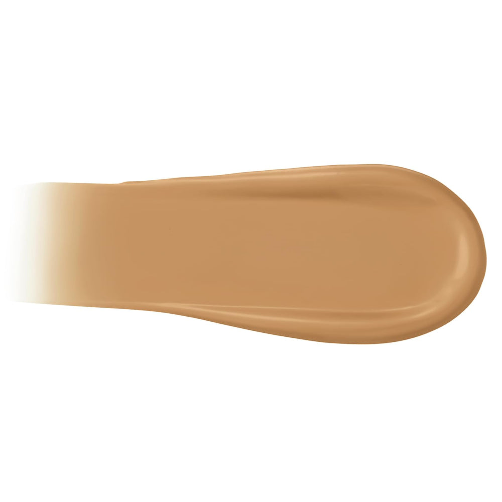 The Face Shop Ink Lasting Foundation application close-up highlights semi-matte luminosity.