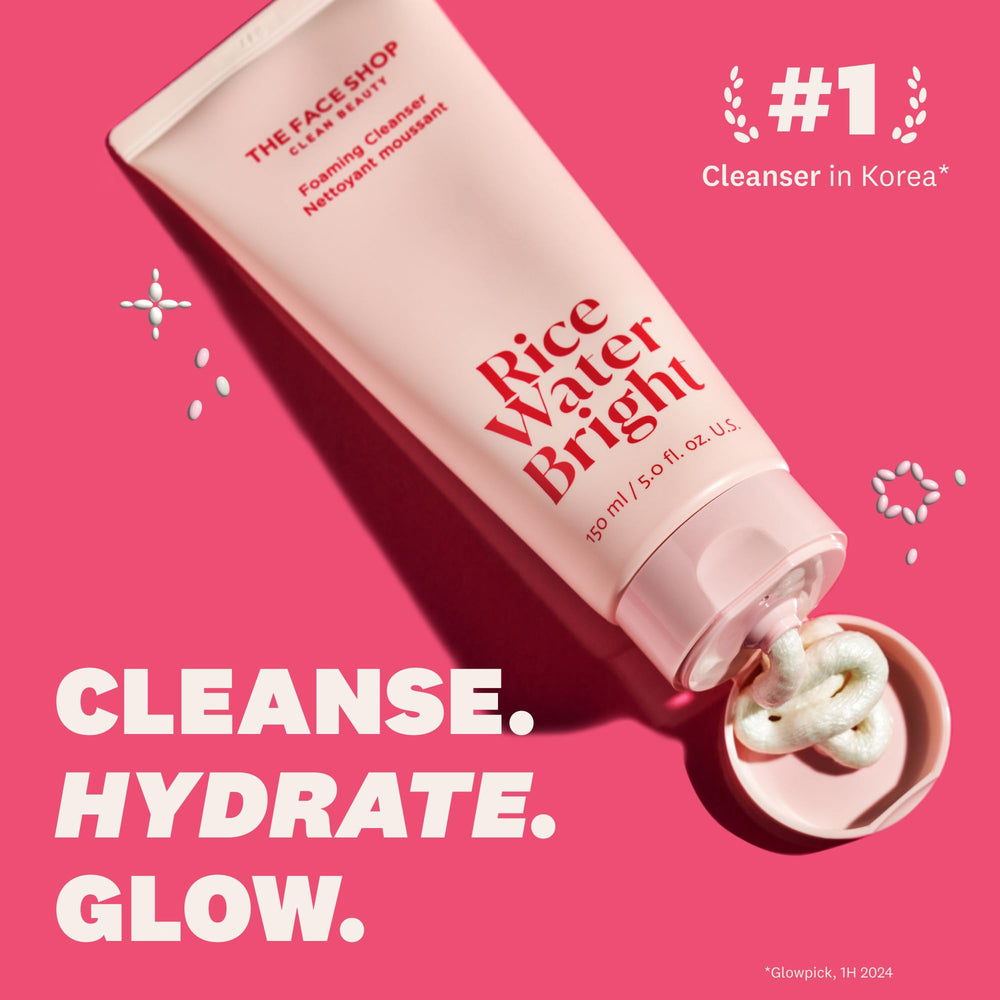 The Face Shop Rice Water Bright cleansing oil dissolves waterproof makeup and SPF without heavy residue.
