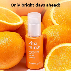 The Face Shop Vitamin C Serum glow after use suggests radiance.