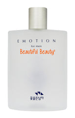 The Flower Men Somang Emotion After Shave bottle pours for quick toning after shaving