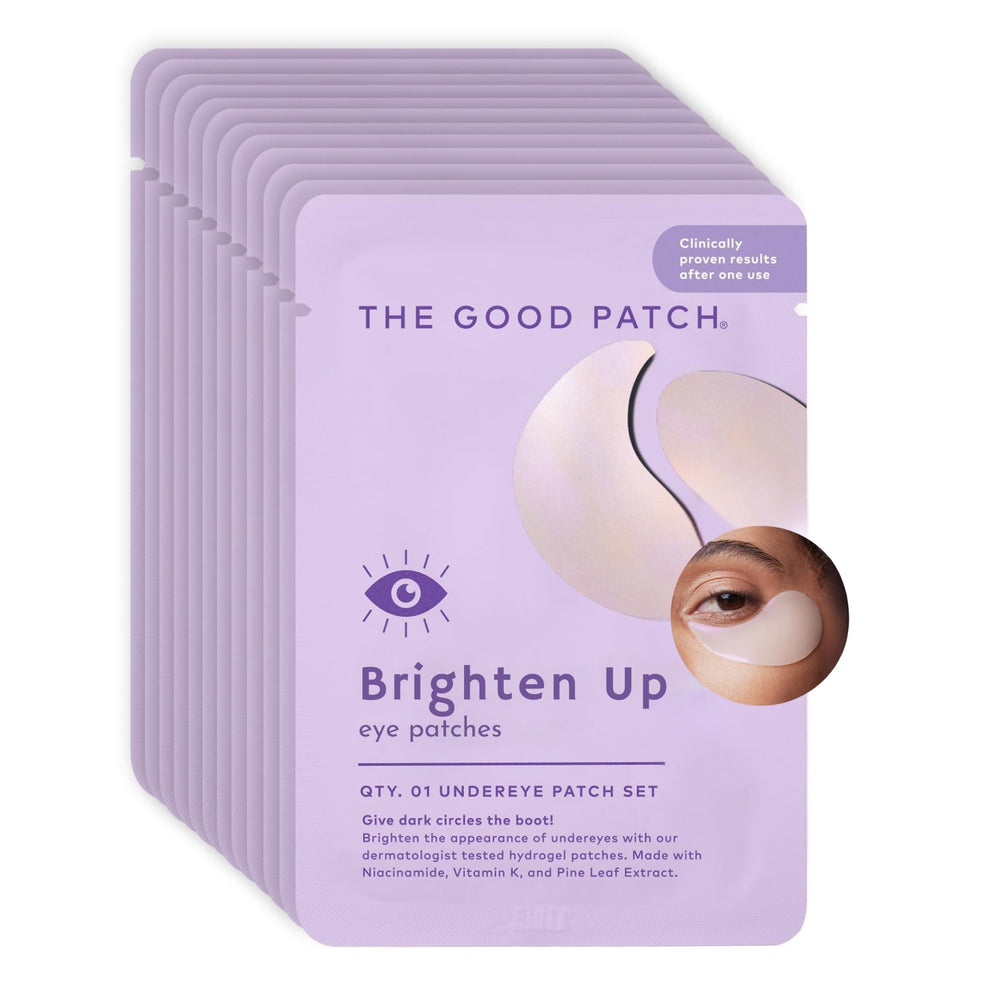 The Good Patch Brighten Up under-eye patches brighten the look after long days