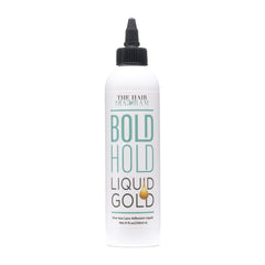 The Hair Diagram Bold Hold Liquid Gold bottle for temporary lace hold.