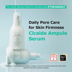 The Harnay Cicaide Ampoule dropper delivers lightweight moisture for daily care