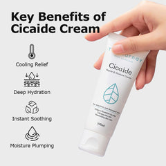 The harnay Cicaide Cream used as makeup base for better grip and longevity