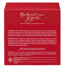 The Heart Company Christmas Love heart-shaped bottle embodies warmth for intimate celebrations.