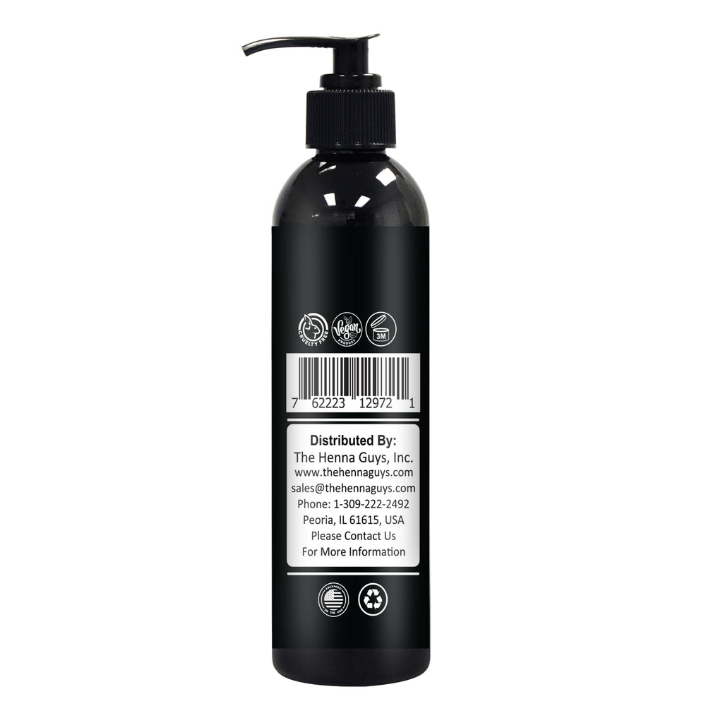 The Henna Guys pre-shave oil protects the face for a comfortable razor pass