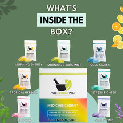 The Herbal Zen handmade in USA shower steamers, crafted with pure essential oils.