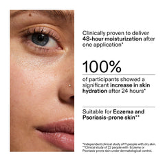 The INKEY List Urea 10% Moisturizer flat lay routine with cleanser and serums.