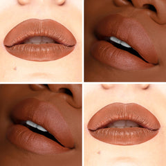 The Lip Bar Jojoba oil and Vitamin E conditioning on lips