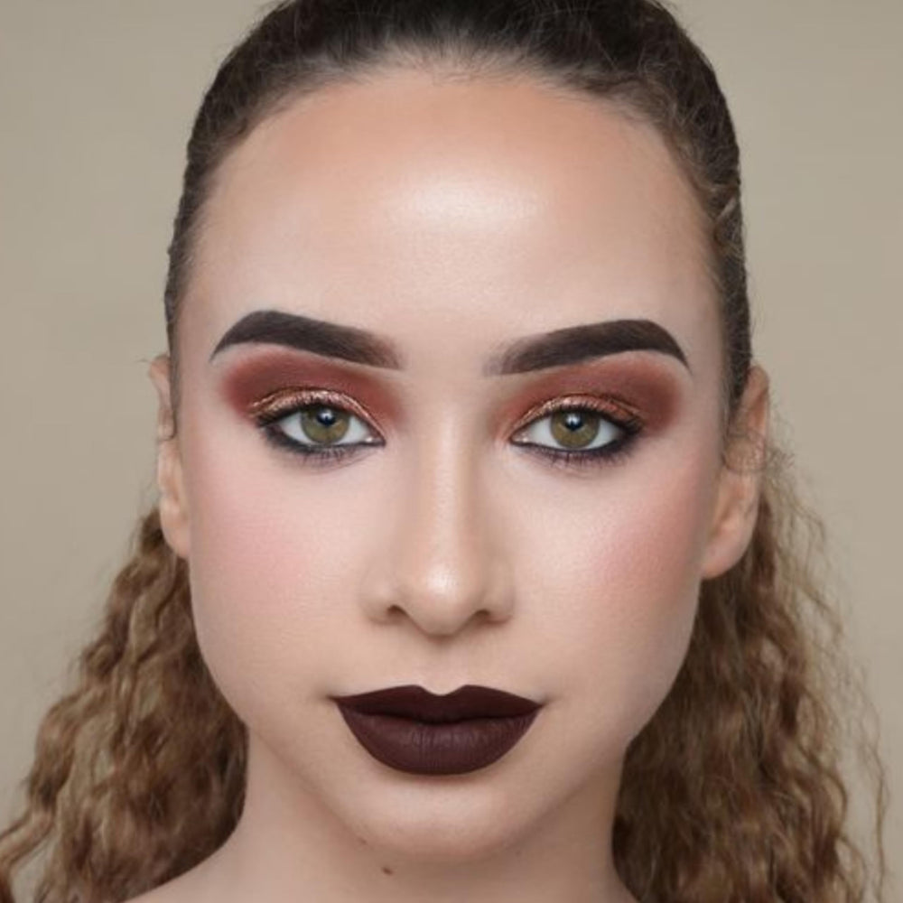 The Lip Bar Naturalista soft brown lip application in velvety finish