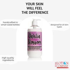 The Lotion Company Dahlia Blossom made in USA reflects family craftsmanship