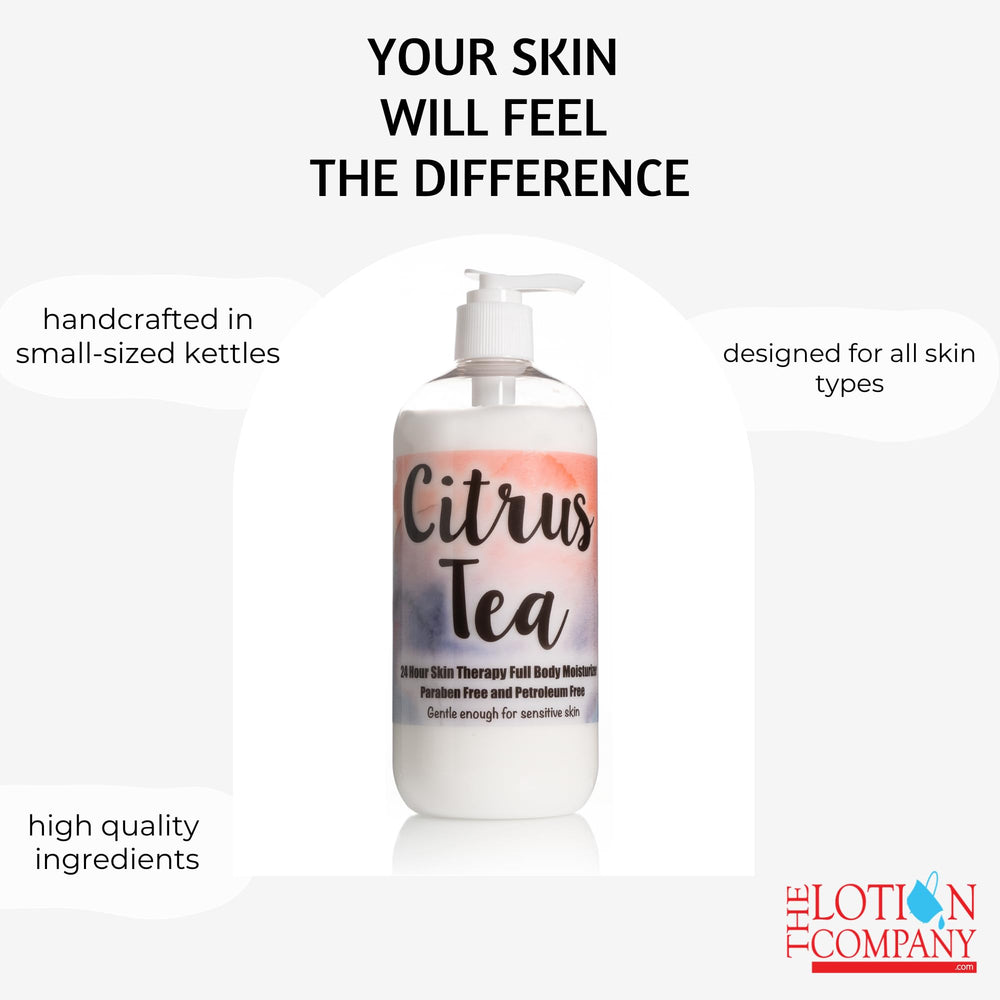 Hydration close-up from The Lotion Company illustrating skin-softening moisture